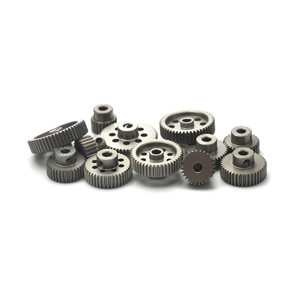 7075 Aluminum Hardened Metal Gear 21-54T 64P Motor Gear for 1/10 RC Car Model - Image 4 of 4
