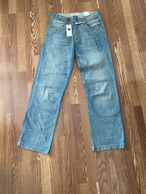 Blanco Label La Cosa Nuestra RARE Designer Embellished Stud Jeans NWT 34x32