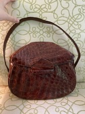 vintage alligator purse handbag