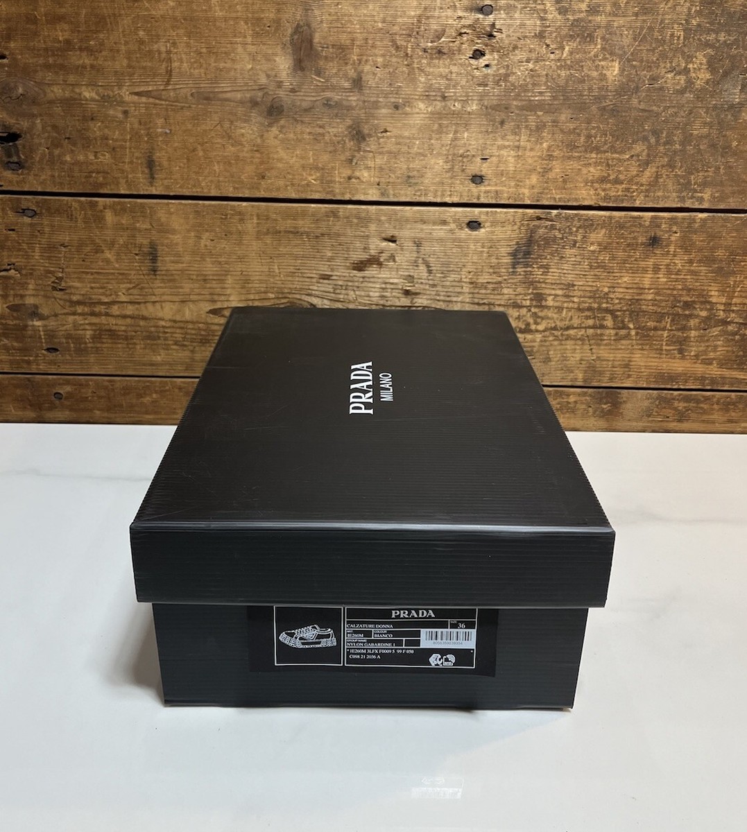 PRADA ギフトボックス ネイビー 特大 20 NEW AUTHENTIC Large PRADA Gift MILANO Blue Box 12x10x4