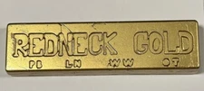 Redneck Gold - Soft Lead Ingot Bar- NOVELTY ITEM