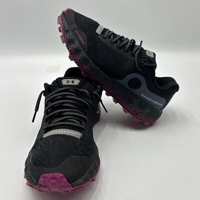 Under Armour HOVR Machina Off Road Womens Running Shoe Black Meteor Pink Size 11