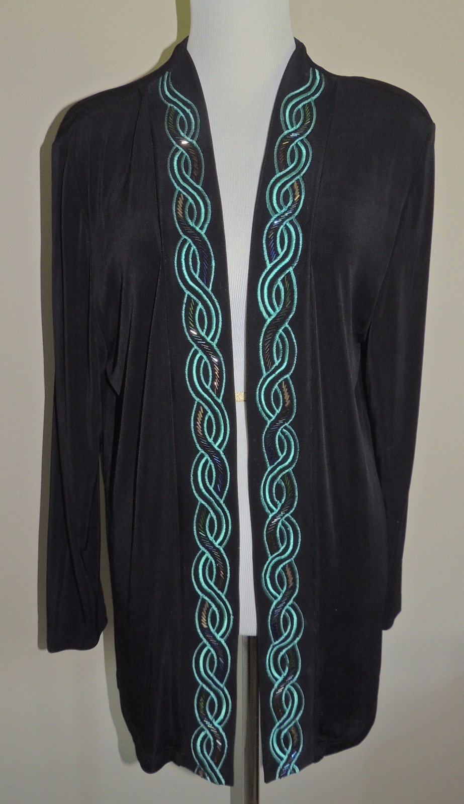 FILA WOMEN'S COCONUT ROW BLACK POLYESTER BLEND BLAZER JACKET SIZE LGE
