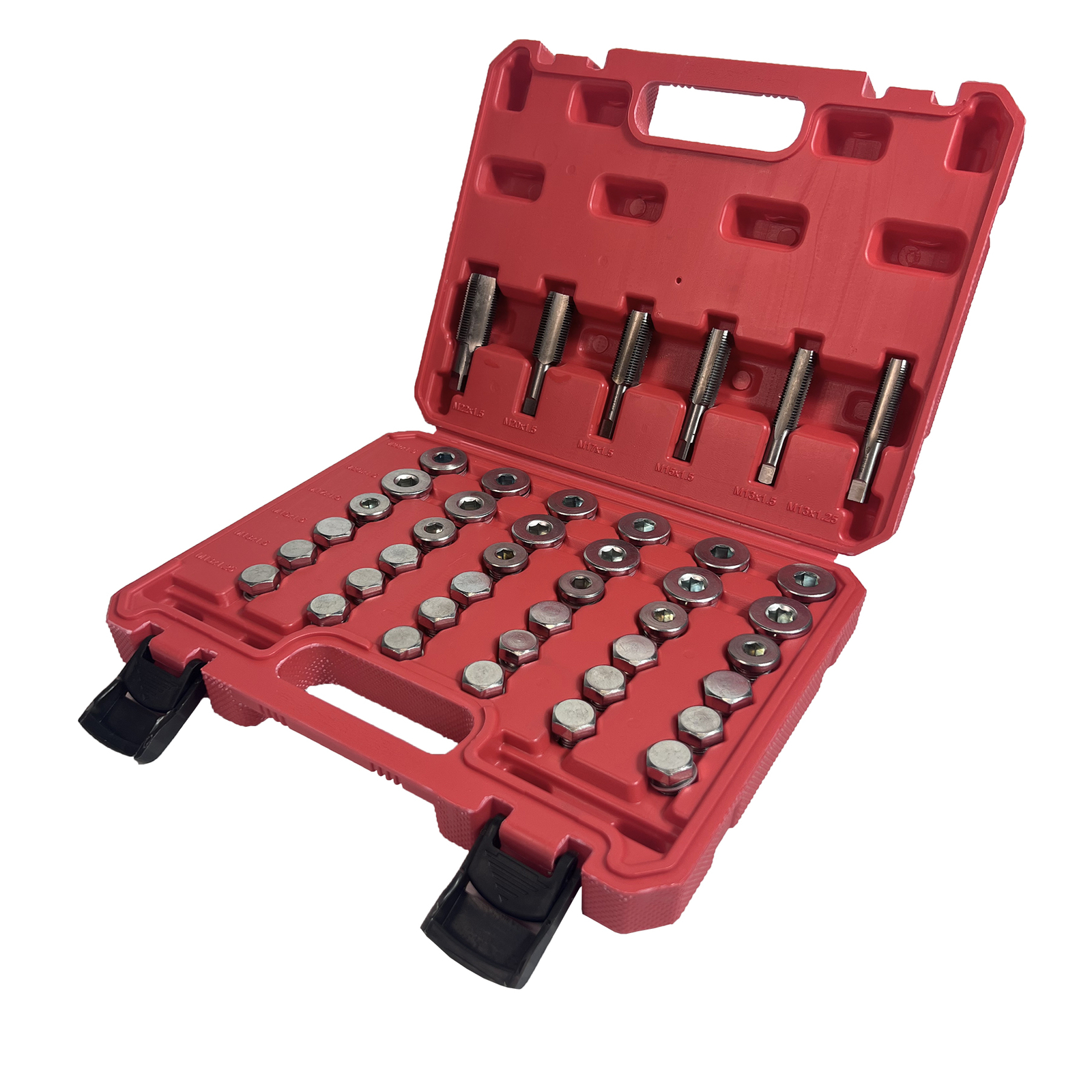 114pc Oil Drain Plug Repair Kit Oil Pan Drain Plug Thread Repairing