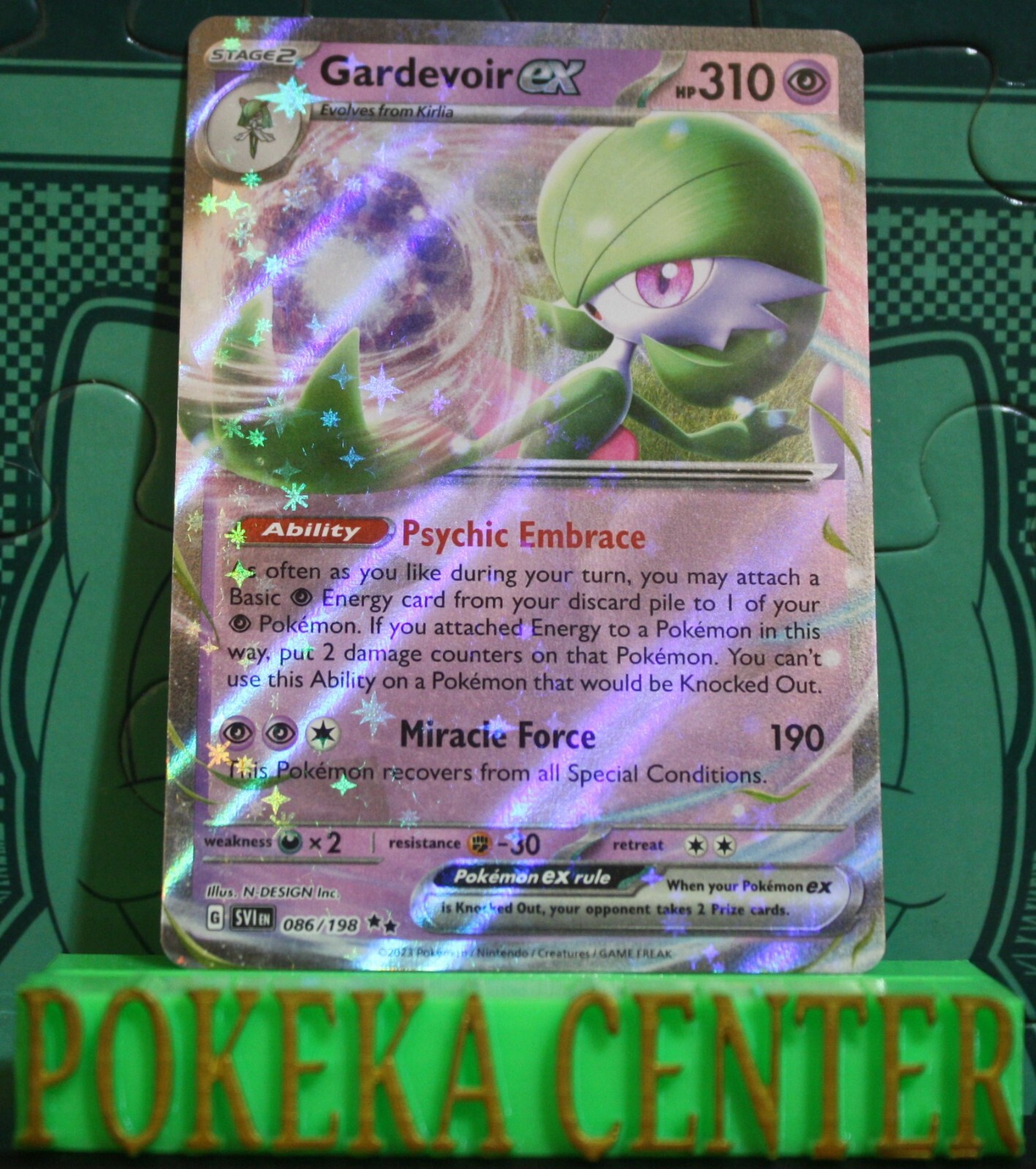  Gardevoir ex 086/198 Holo - Scarlet & Violet - Pokemon  Evolution 3 Card Lot - Ralts & Kirlia : Toys & Games