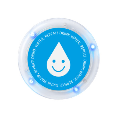 Senfgetränk Buddy Neuheit Getränk Erinnerung Untersetzer - Trinken Sie mehr Wasser Alarm
