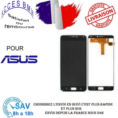 Écran LCD + Vitre Tactile Noire Pour ASUS Zenfone 4 Max ZC554KL (X00ID, X001D) - Neuf