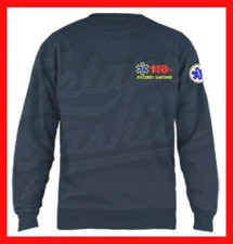 FELPA MAGLIA GIROCOLLO 118 essenzial SOCCORSO SANITARIO EMERGENZA SANITARIA 