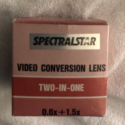 Spectralstar Video Conversion Lens Two-In-One 0.6x +1.5x