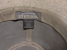 Stetson All American Fedora Adult large/ XLarge tan Tweed Hat