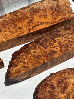 Burl Cherry Cutoffs/ Birds Eyes And High Figured Natural With Live Edge-7 items