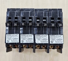 4 New Breakers   Siemens - Q2020NC 120V - Circuit Breaker 20 Amp - Fast Shipping