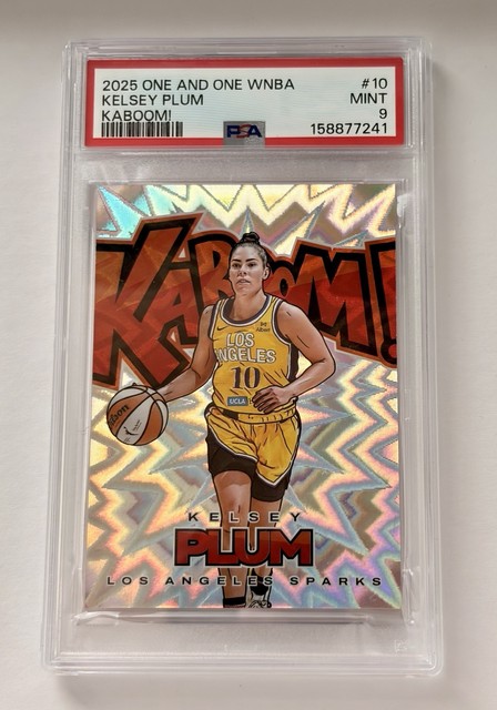 2025 Panini One and One WNBA Kelsey Plum Kaboom! PSA 9 Sparks #10