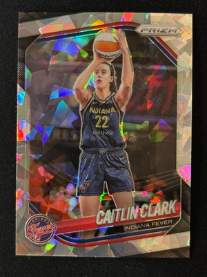 #ad 2025 Panini Prizm WNBA Caitlin Clark Silver Ice Prizm Indiana Fever $24.95