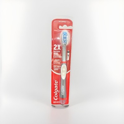 Colgate 360 Sonic Power Optic White Battery Powered Toothbrush 2X Whitening