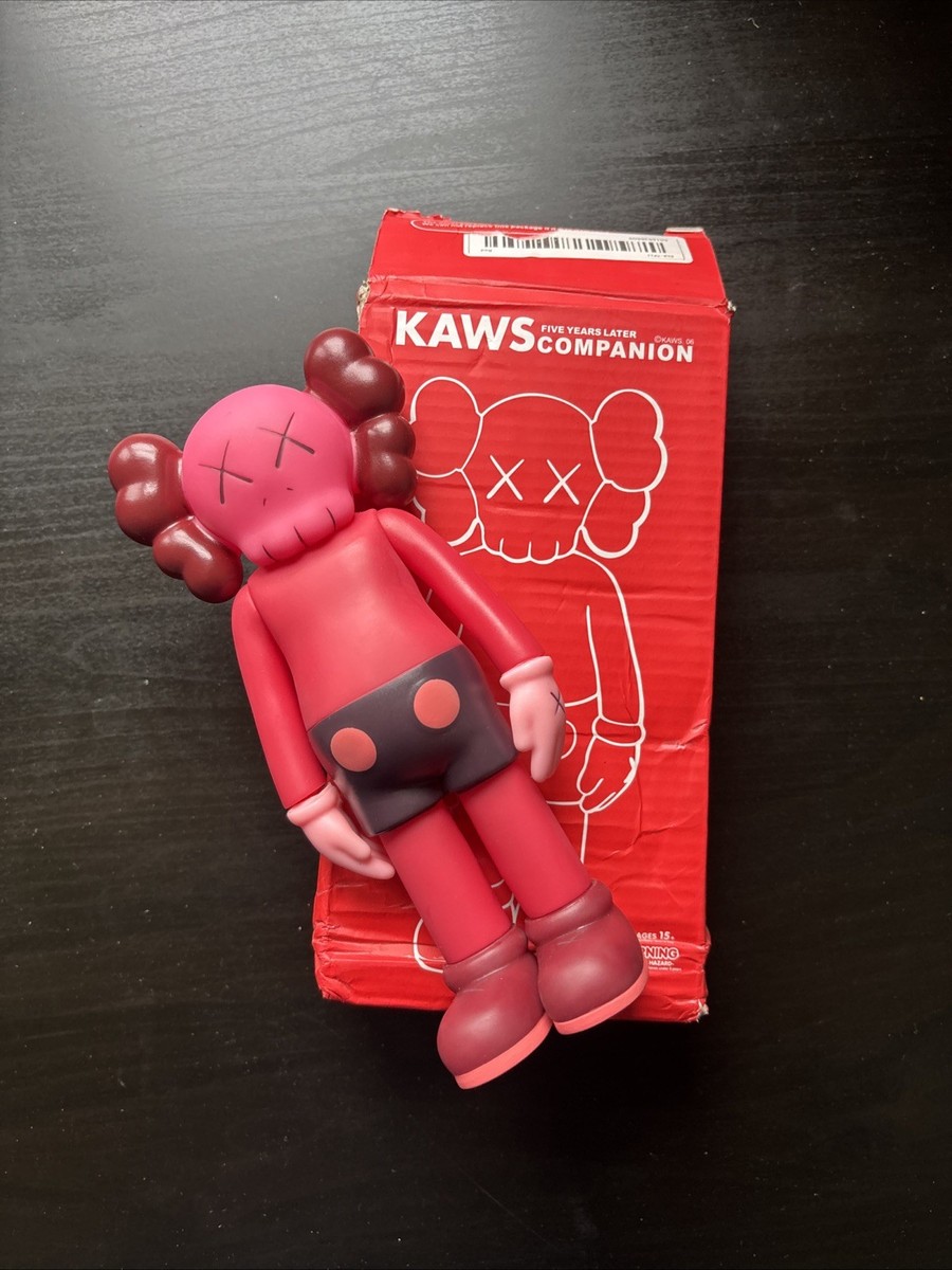 KAWS Five Years Later Companion Original Figure Red | eBay