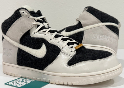 06 NIKE SB DUNK HIGH DESTROYERS OFF WHITE SAIL CHARCOAL GREY WOOL 315670-011 13