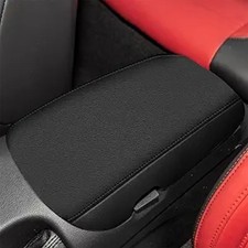 Center Console Covers for 2015-2021 2022 2023 Armrest Pad Black