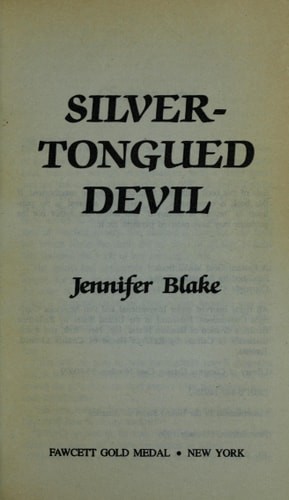Silver-Tongued Devil by Blake, Jennifer, Good Book