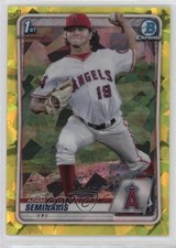 2020 Bowman Chrome Draft Sapphire Yellow 2/99 Adam Seminaris #BD-163 14mx