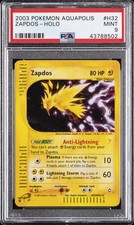 2003 POKEMON AQUAPOLIS #H32 ZAPDOS-HOLO PSA 9 on eBay