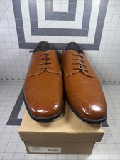 Stacy Adams Atwell Oxford Boys Dress Shoes Brown 7M EXC COND