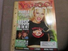 Pamela Anderson YAHOO Internet Life magazine vintage cover & interview 1997