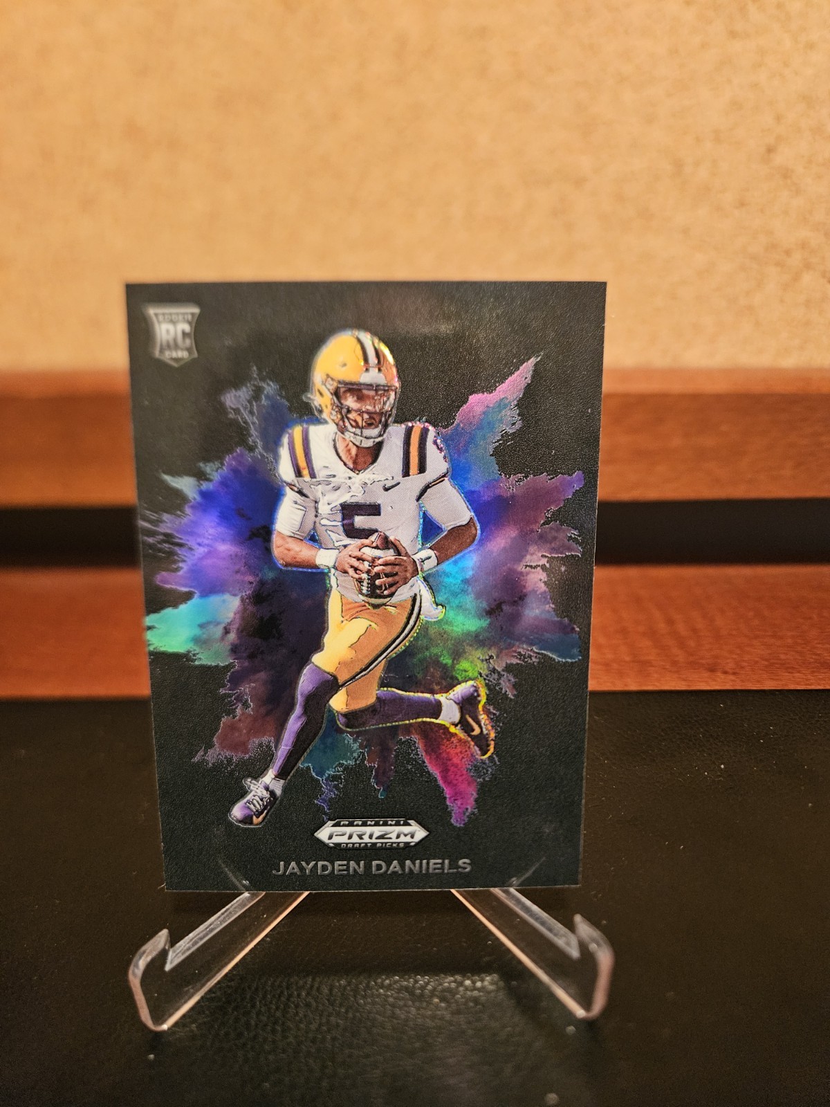 2024 Panini Prizm Draft Picks - Black Color Blast Jayden Daniels #CB-5 (RC)