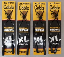 Qty4 Cablz Adjustable Silicone Eyewear Retainer XL Ends Universal Size 127298211