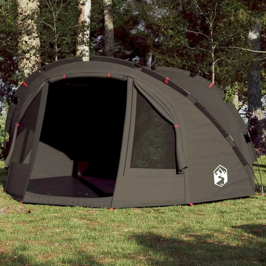 Fishing Tent 4 Person Waterproof Brown