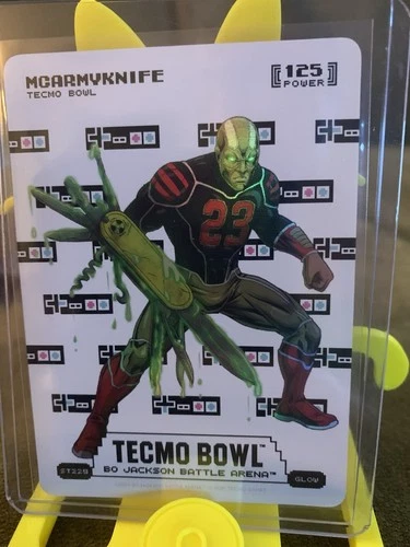 Bo Jackson Battle Arena Tecmo Mcarmyknife Christian McCaffrey Sore Thumb Glow
