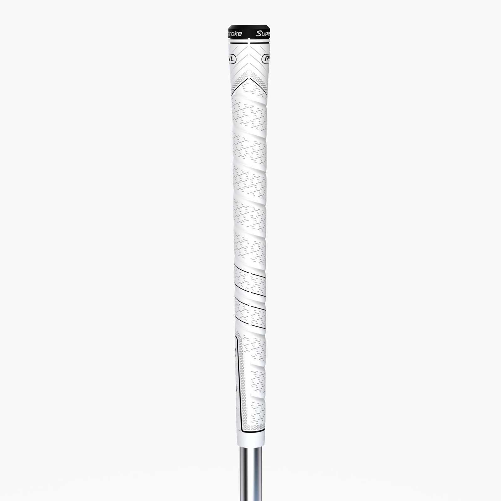 SuperStroke REVL Comfort Midsize Golf Club Grips, .60 Round, Midsize, White