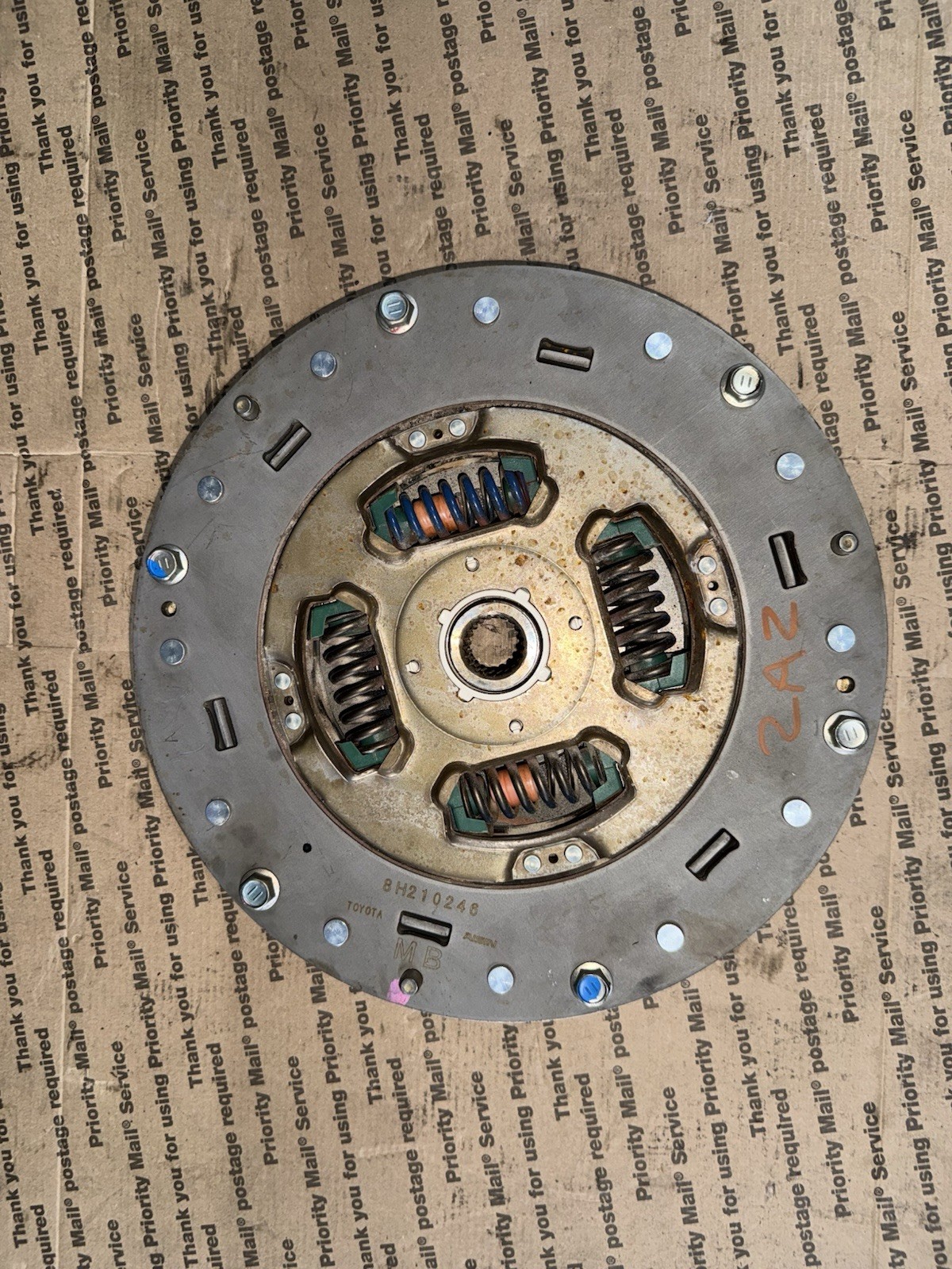 07-11 Toyota Camry Hybrid 2AZ-FXE 2.4L Transmission Input damper clutch Disc