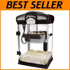 Movie Theater Popcorn Popper Machine, Nonstick Kettle, 4 Qt.