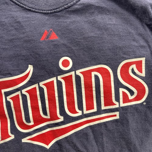 Minnesota Twins Shirt Mens Small MLB Baseball Justin Morneau 33 Majestic - Picture 7 of 16