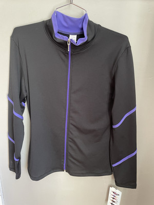 Chloe Noel Women s Figure Skating Jacket Adult Medium Purple Style J76 NWT