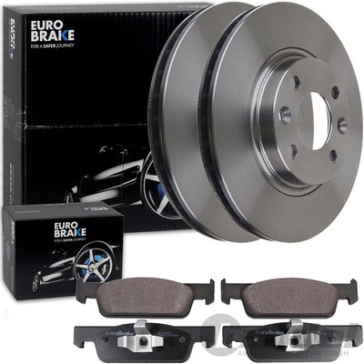 EuroBrake BREMSSCHEIBEN 258mm BELÄGE VORNE passend für RENAULT Twingo3 SMART 453