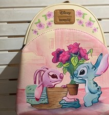 Loungefly Disney Stitch  Angel Laundry Day Mini Backpack NWT