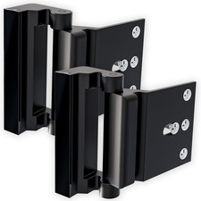 2-Pack Door Reinforcement Lock - Child Proof Door Lock - Endures 800 Lbs of Impa
