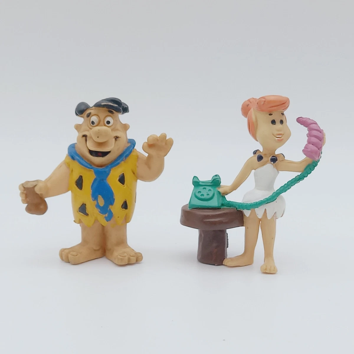 Lot PVC Figures The Flintstones COMICS SPAIN genuine official 80s picapipiedra