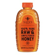 Nate's Honey: 100 Pure, Raw and Unfiltered Honey - 32 fl oz Gluten-Free Honey