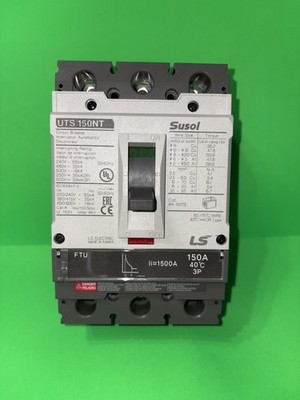 LS Susol Electric UTS-150NT MCCB 3 pole 600V Circuit Breaker 150A