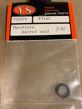 YS 91 Engine Throttle Barrel Seal #YS2070 Radio Control Airplane Engine NOS HTF