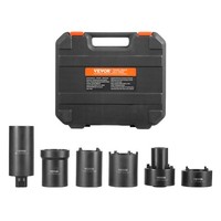 Vevor Spindelmutter Achsmuttern-SchlagsteckschlüSselsatz 12,7Mm Antrieb 6 Stk.