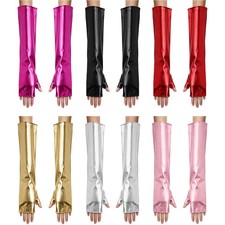 Women Long Gloves Lightweight Opera Gloves Stage Show Arm Warmer Carnival Rave