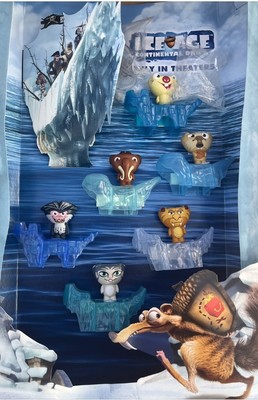 2012 ICE AGE CONTINTENTAL DRIFT MCDONALDS HAPPY MEAL TOYS - U - PICK