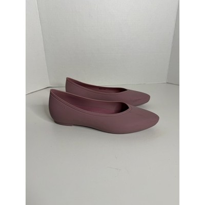 Crocs Women's Brooklyn Pointed Flat shoes in a mauve/cassis Womens Size 8