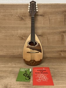 Vintage Mayfair Bowl Back Mandolin Musical Instrument w/Booklets Made in Japan