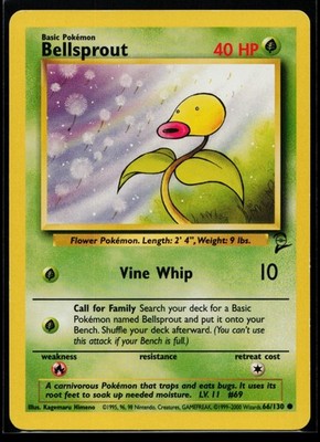 Bellsprout Common Base Set 2 066/130 MP D3094