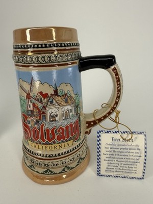 Solvang California Beer Stein Mug EHG European Heritage Gifts Ceramic Collectibl